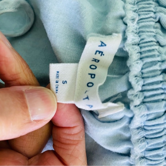 Aeropostale Blue Embroidered Small Dress - Picture 10 of 12